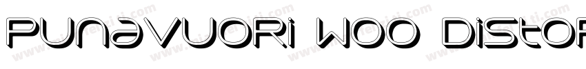 Punavuori W00 Distor字体转换